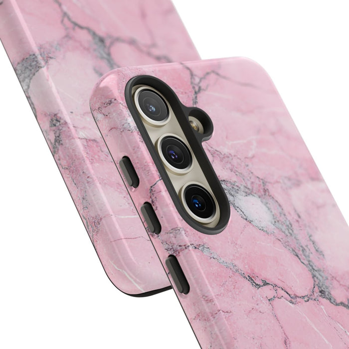 Roze Marmerstructuur met Glanzende Afwerking