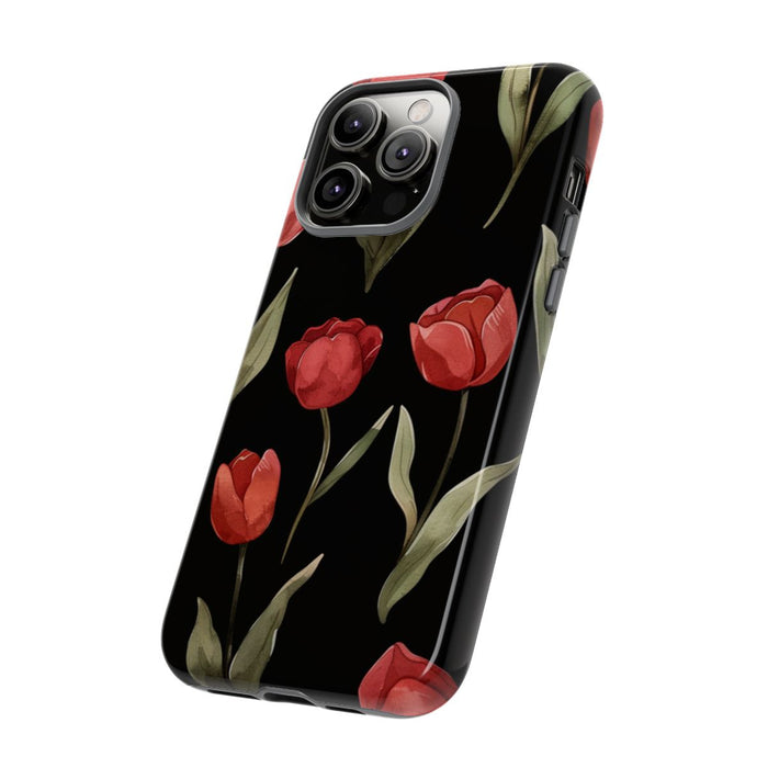 Rode Tulp Bloemenpatroon