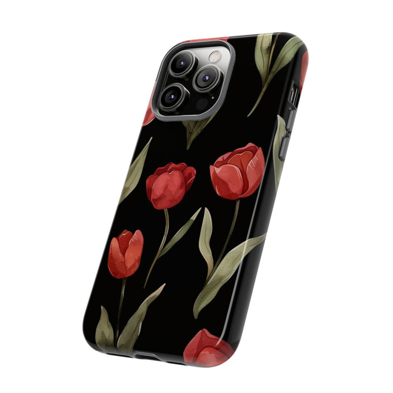 Rode Tulp Bloemenpatroon