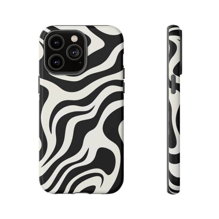 Zwart-Wit Abstract Zebra-Patroon
