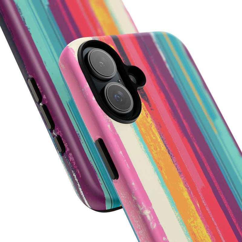 Levendige Verticale Strepen Abstracte Kunst