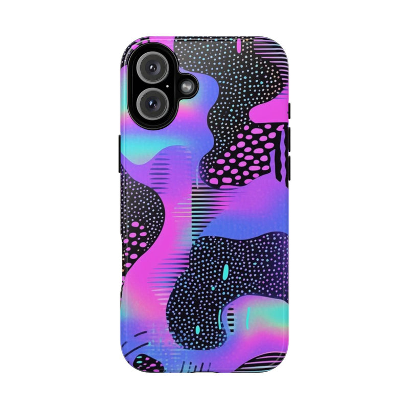 Abstract Neon Vaporwave Patroon