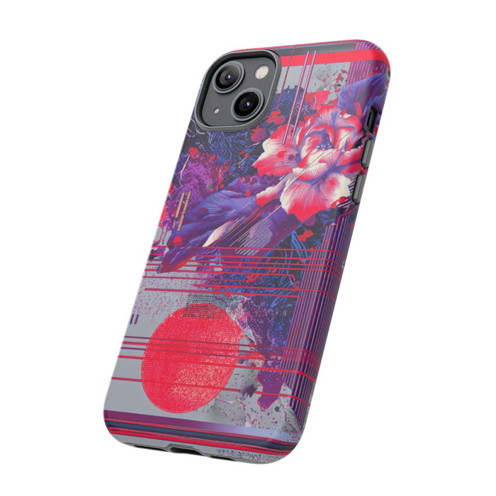 Abstracte Bloemmotieven met Neonaccenten