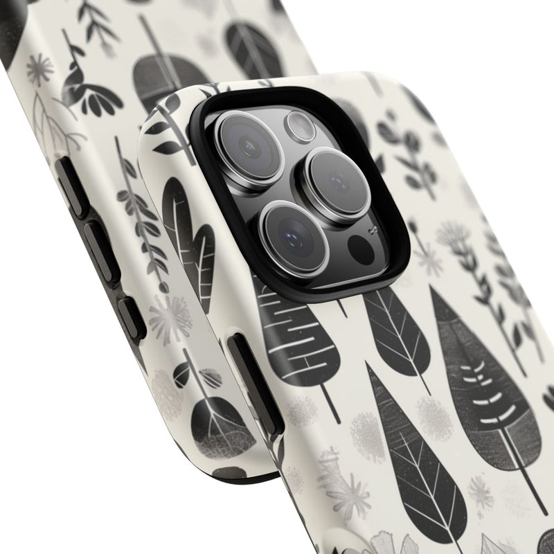 Monochroom Botanisch Patroon