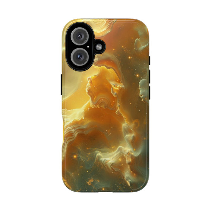 Gouden Nebula Abstract Design