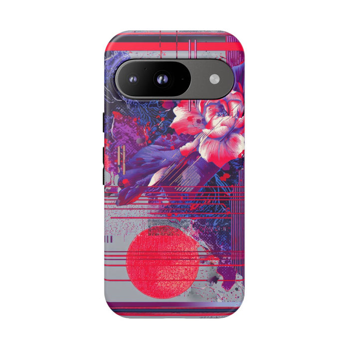 Abstracte Bloemmotieven met Neonaccenten