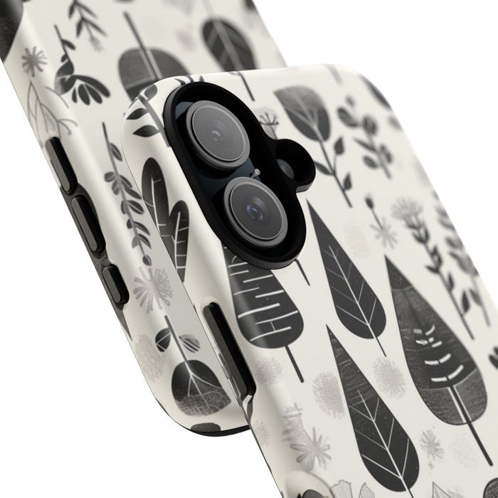 Monochroom Botanisch Patroon