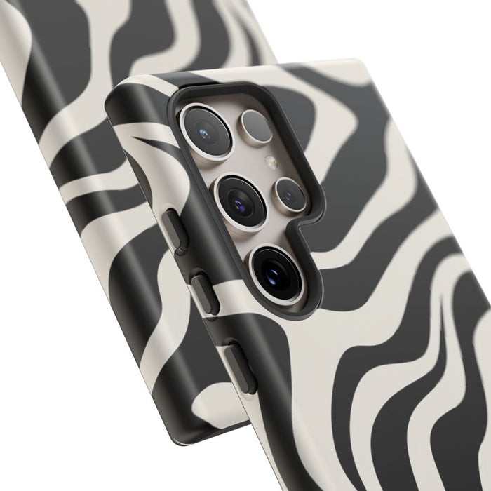 Zwart-Wit Abstract Zebra-Patroon