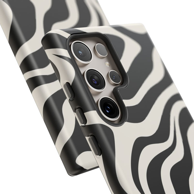 Zwart-Wit Abstract Zebra-Patroon