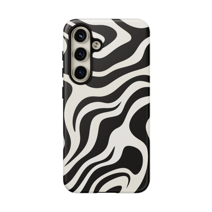 Zwart-Wit Abstract Zebra-Patroon