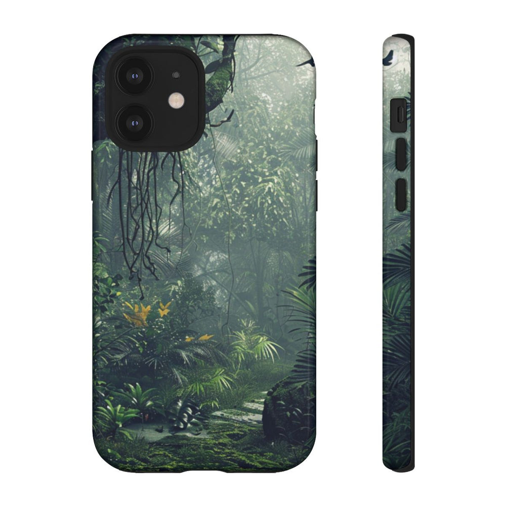 Dichtbegroeid Groen Junglepaden