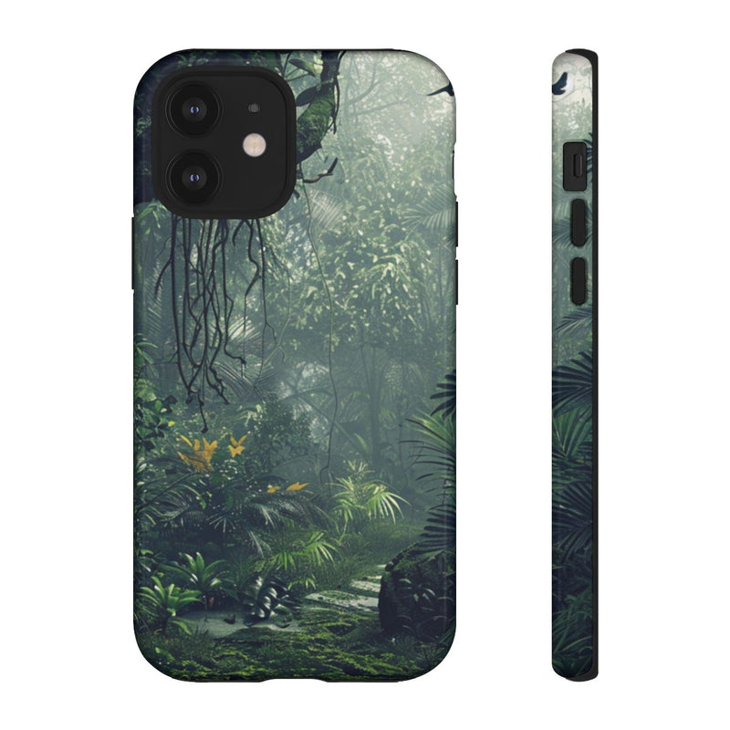 Dichtbegroeid Groen Junglepaden