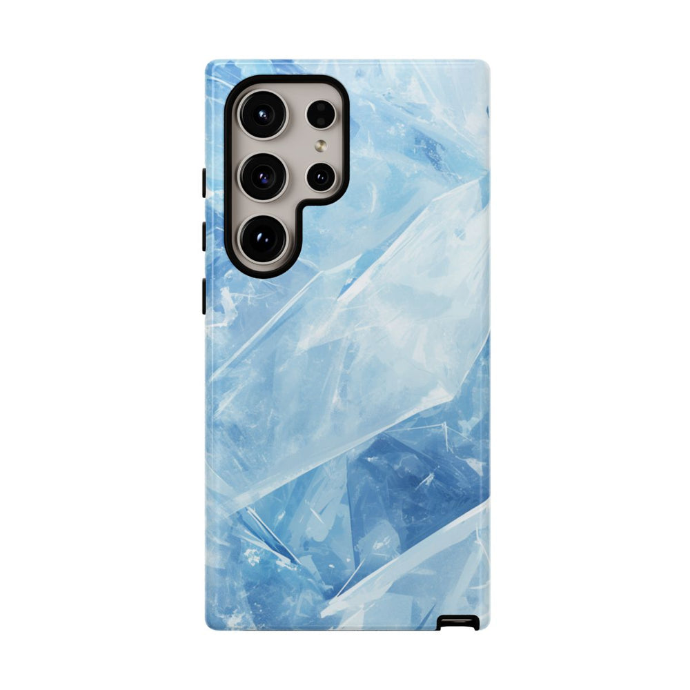 Blauwe IJstextuur