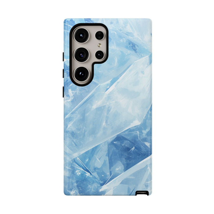 Blauwe IJstextuur
