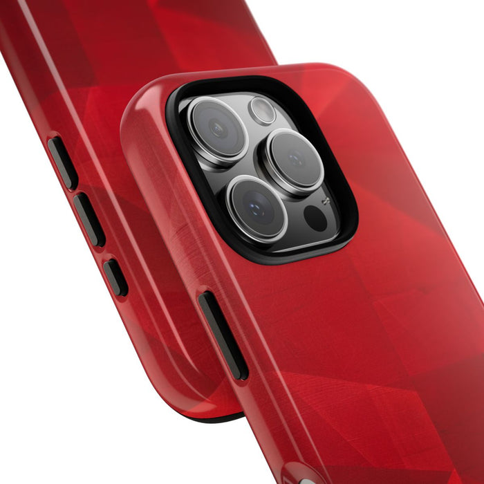 Rood Geometrisch Abstract Ontwerp