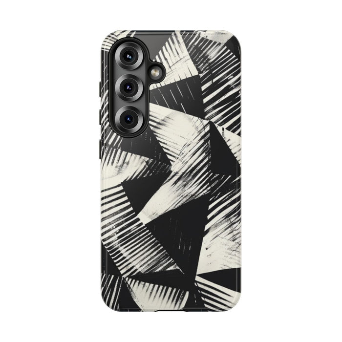 Zwart-Wit Geometrisch Patroon