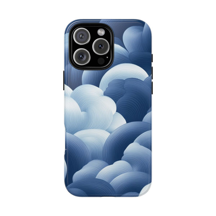 Blauw-Wit Wolkenpatroon