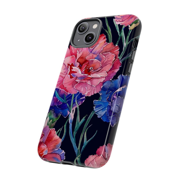 Aquarel Anjers Bloemenpatroon