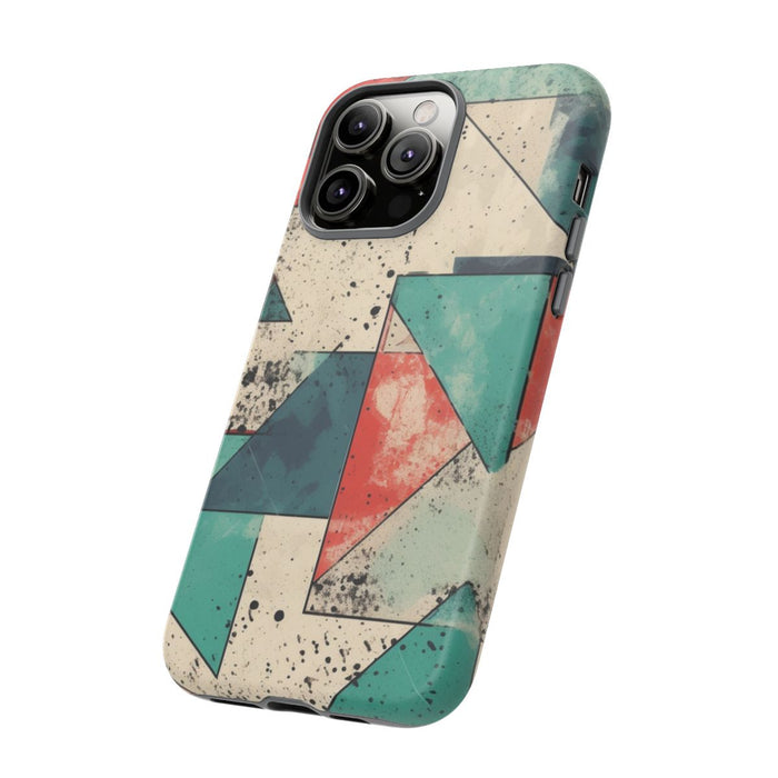Abstract Geometrisch Patroon in Gedempte Kleuren