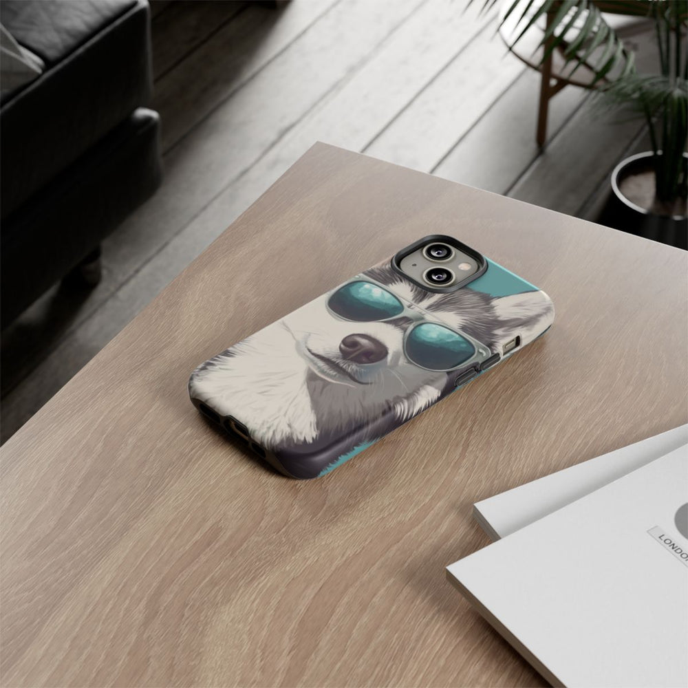 Stoere Husky met Zonnebril