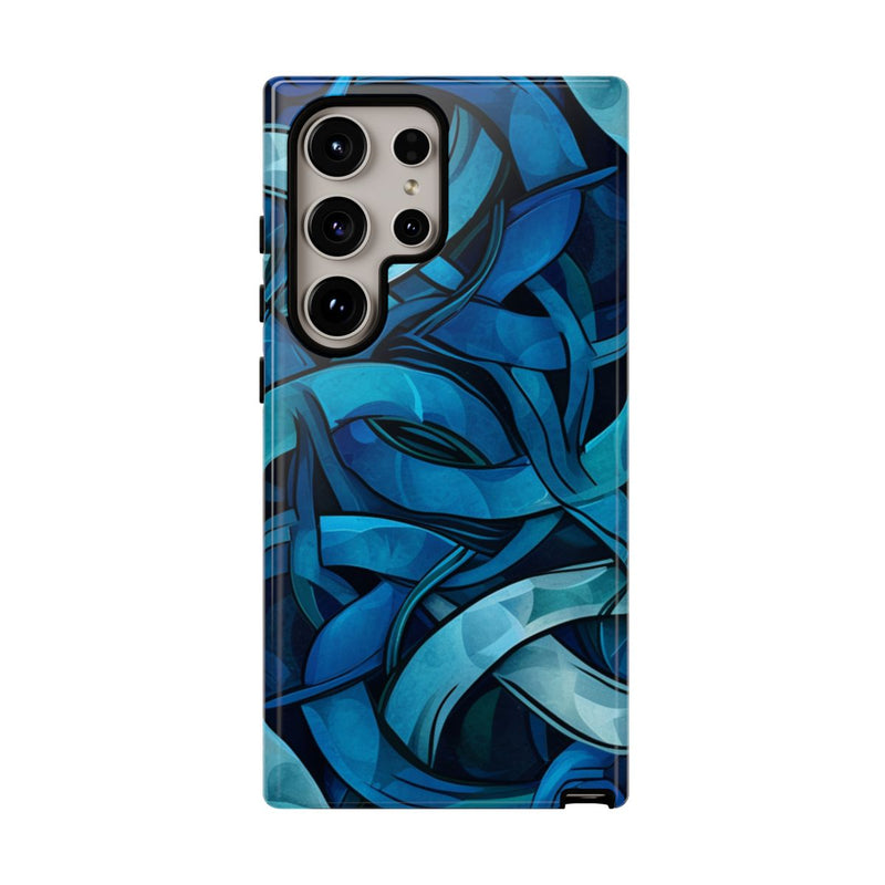 Blauw Keltisch Knoopmotief