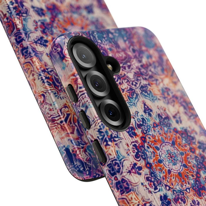 Gedetailleerd Psychedelisch Oosters Tapijtpatroon