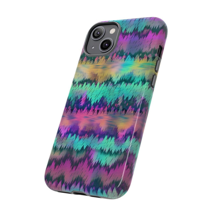 Kleurrijk Glitch Patroon Abstract Design