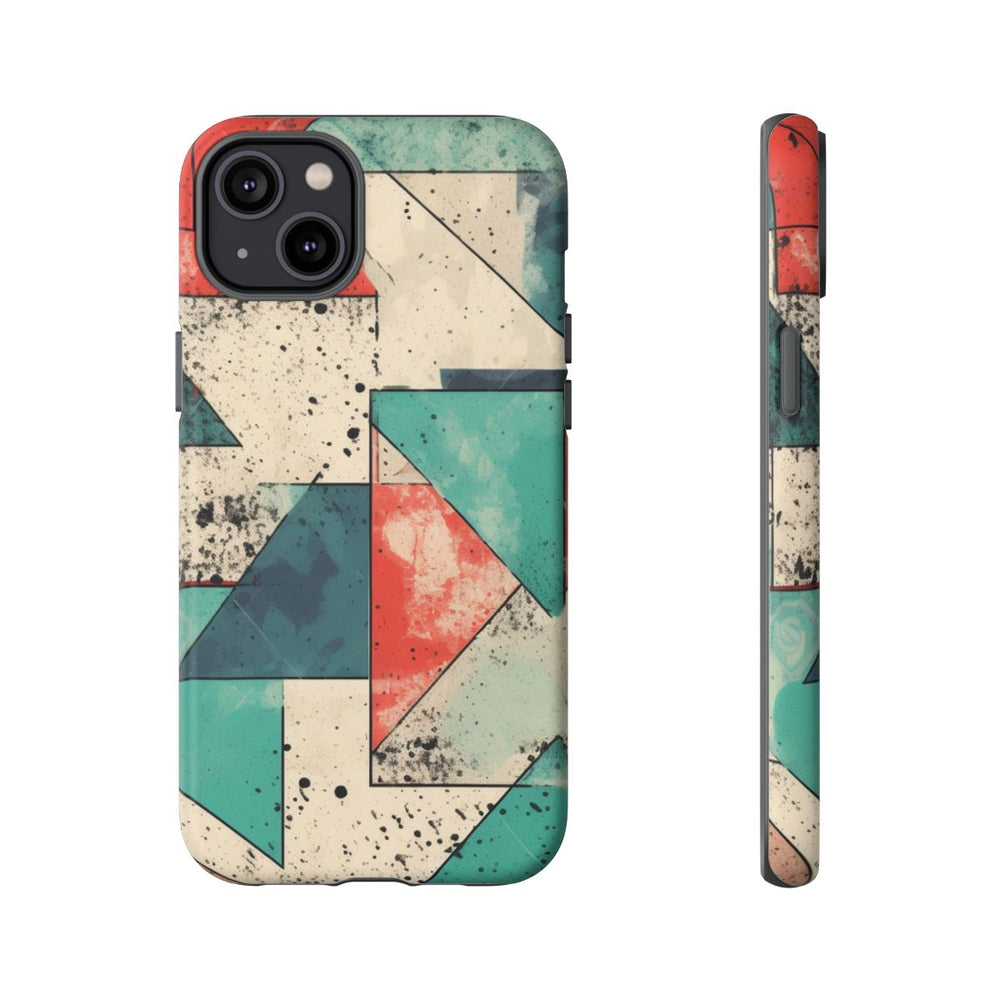 Abstract Geometrisch Patroon in Gedempte Kleuren