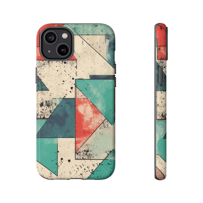 Abstract Geometrisch Patroon in Gedempte Kleuren