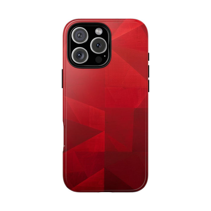 Rood Geometrisch Abstract Ontwerp