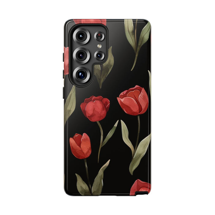 Rode Tulp Bloemenpatroon