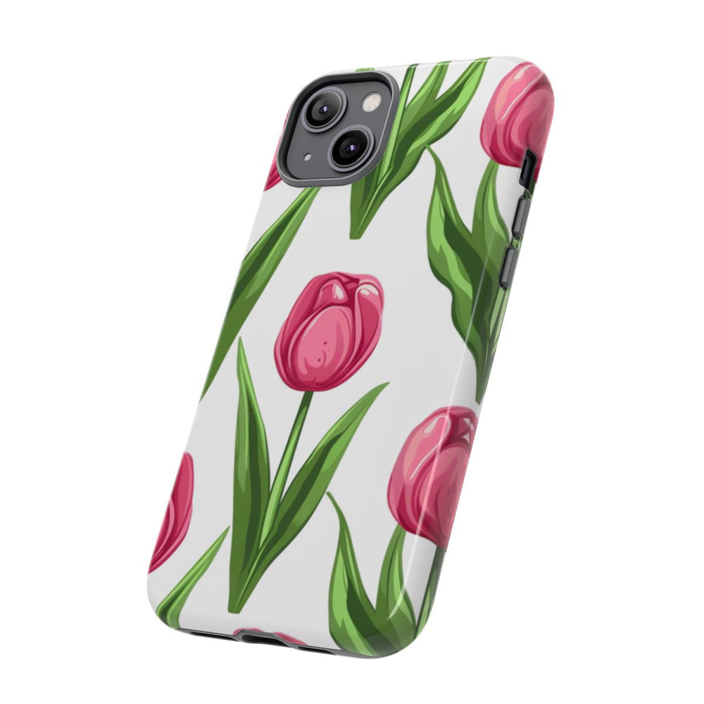 Roze Tulp Bloemenpatroon