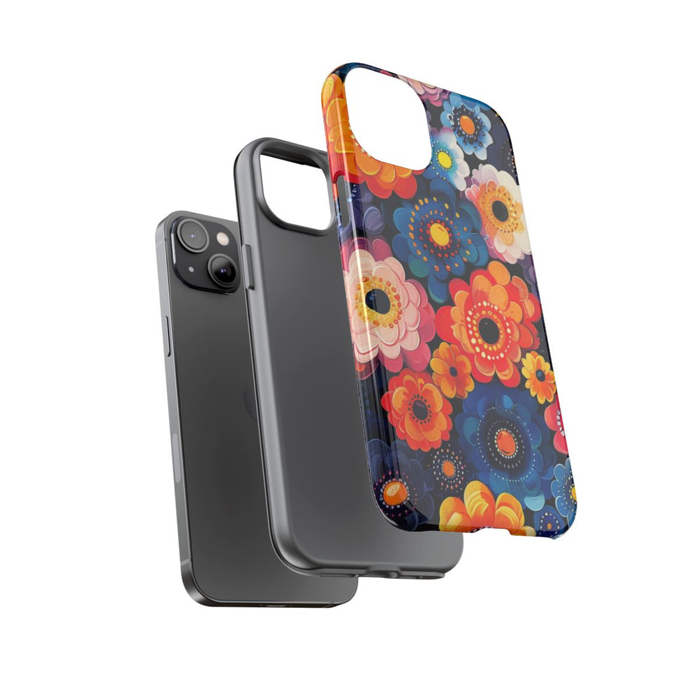 Levendig Abstract Bloemenpatroon