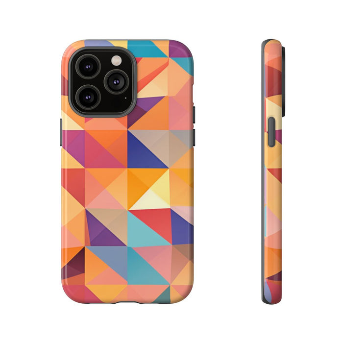 Kleurrijk Geometrisch Hoekpatroon
