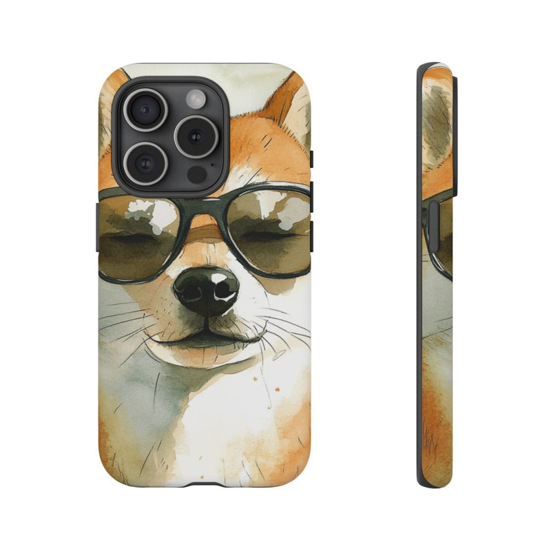 Stoere Shiba Inu met Zonnebril
