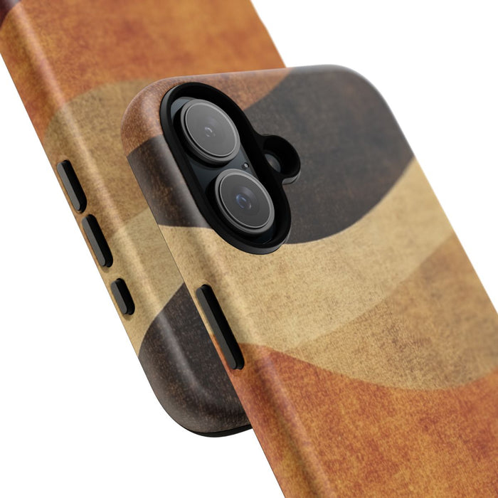 Warme Abstracte Golfpatronen