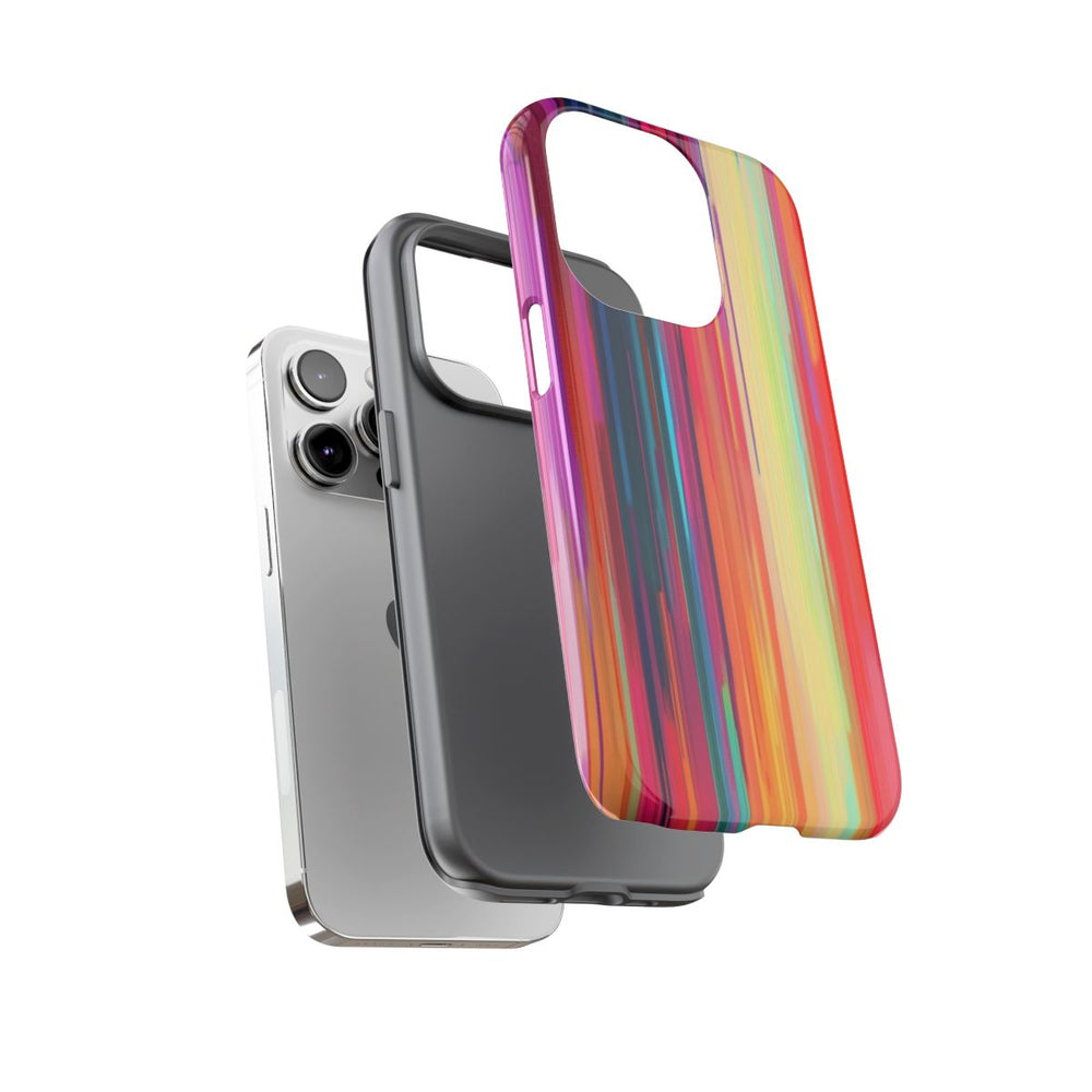 Levendige Verticale Kleurenstrepen Abstract