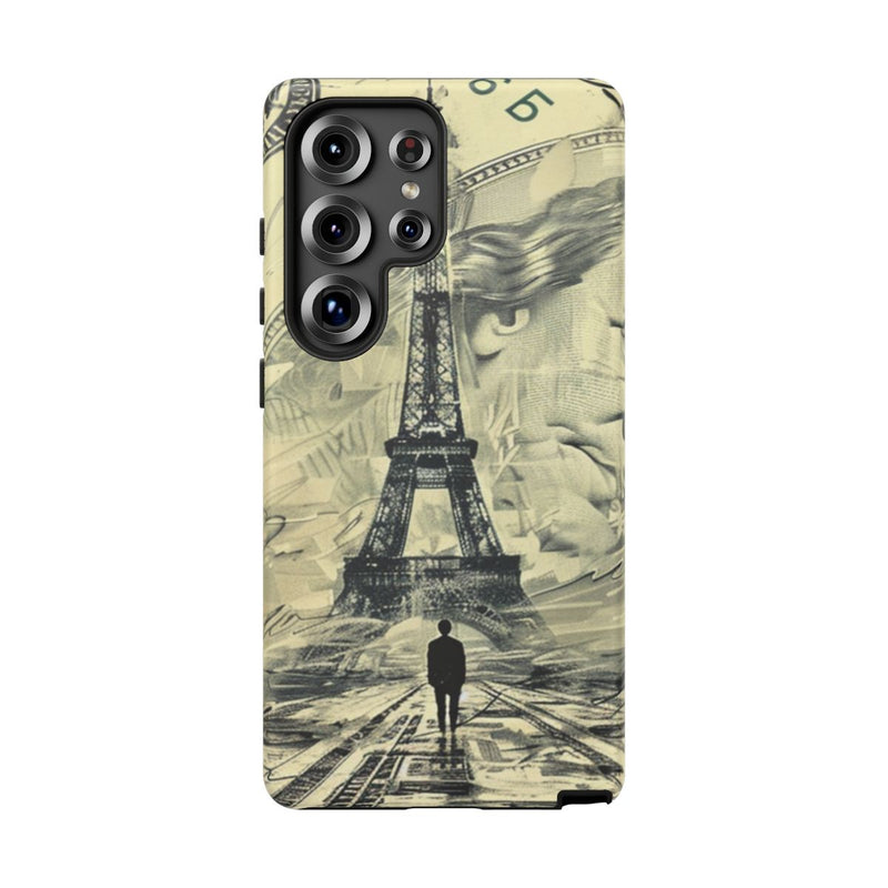 Eiffeltoren op Dollarbiljet Illustratie