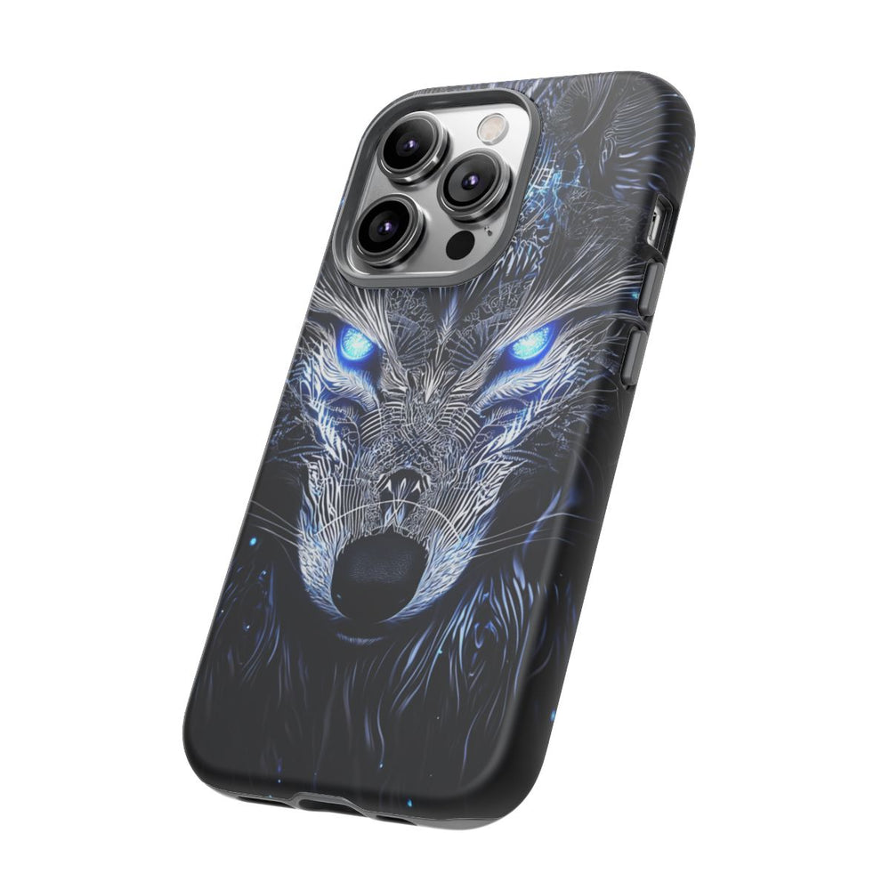 Majestueuze Wolf met Gloeiende Ogen