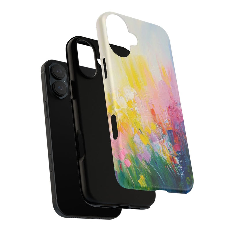 Abstracte Kleurrijke Penseelstreken