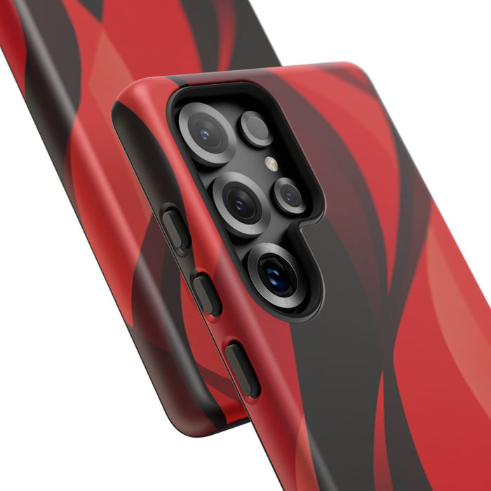 Modern Rood Golfpatroon