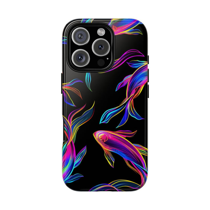 Neonkleurige Vissenpatroon