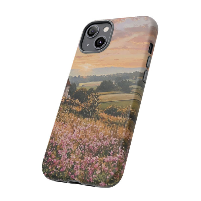 Landelijk Ochtendlandschap met Bloemen
