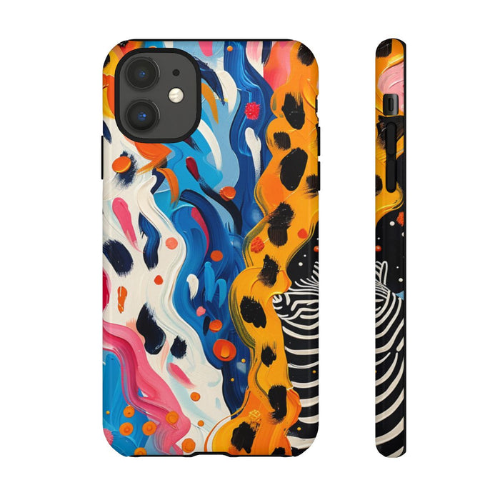 Abstract Kleurrijk Zebra Patroon