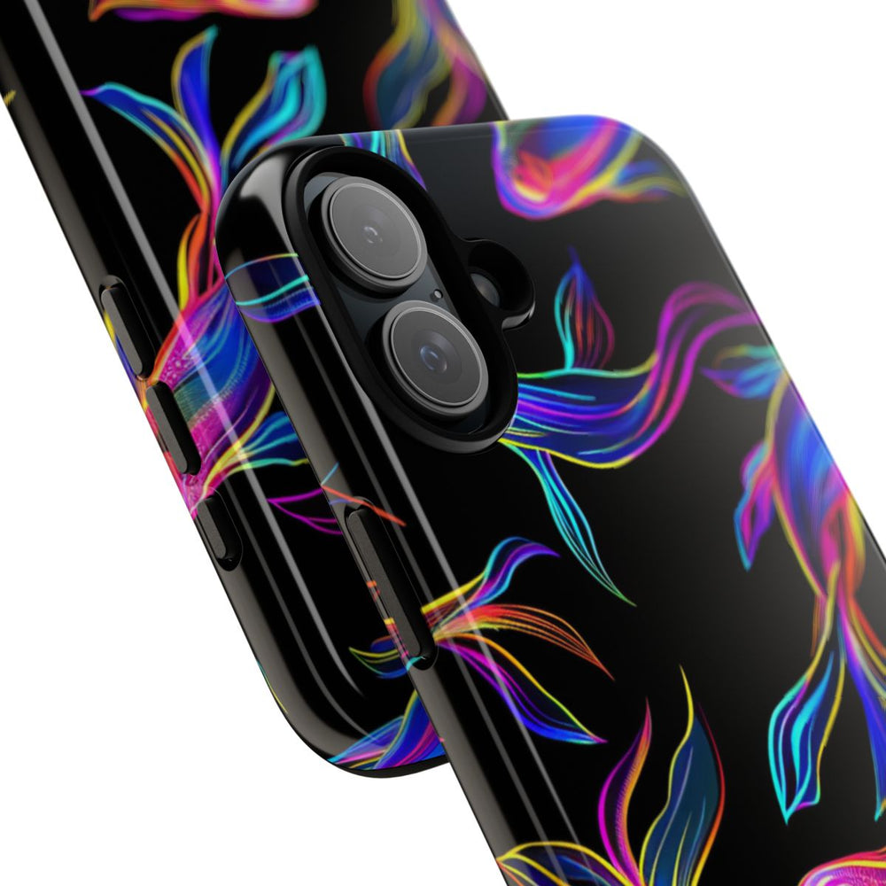 Neonkleurige Vissenpatroon