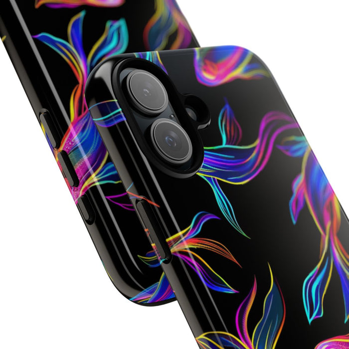 Neonkleurige Vissenpatroon