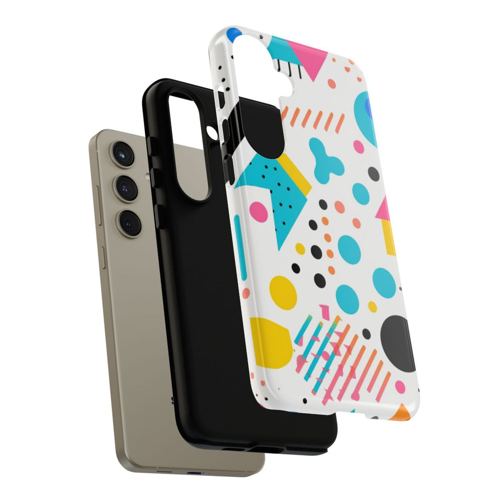 Kleurrijk Memphis Stijl Geometrisch Patroon