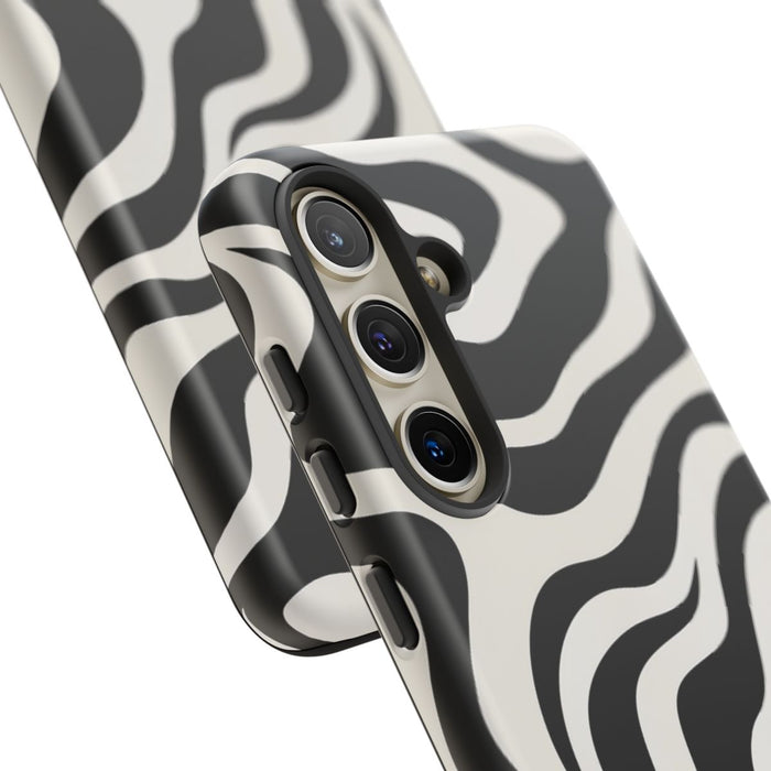 Zwart-Wit Abstract Zebra-Patroon