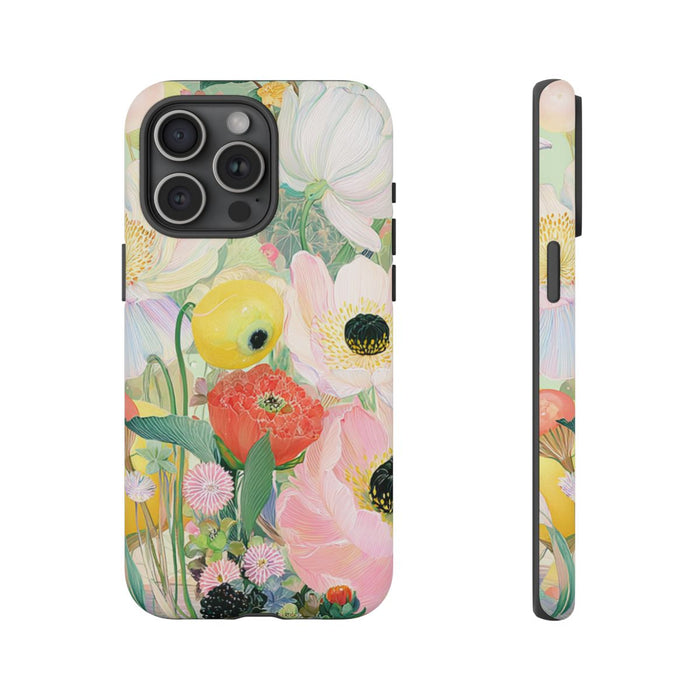 Lichte Pastelbloemen met Vogels