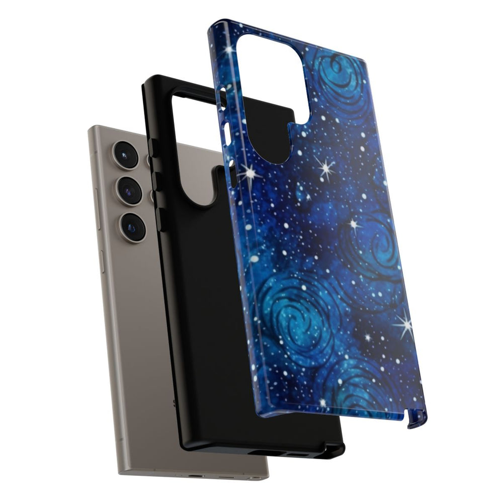 Blauw Sterrenstelsel Patroon